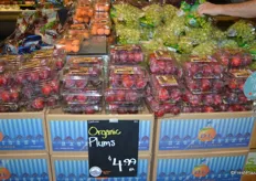 Organic plums from Frog Hollow Farms. This supplier has not yet been rated. The program started about 6 months ago and the grocer is still working on getting all its suppliers rated.