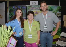 Lauren Sarabian, Virginia Sarabian and Jacob Sarabian with Sarabian Farms.