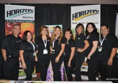 On the left, the team of Horizon Marketing and on the right the team of Horizon Transportation.
