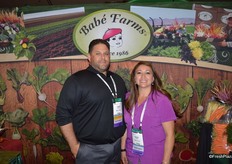 Chris Cordero and Rocio Munoz with Babe Farms.