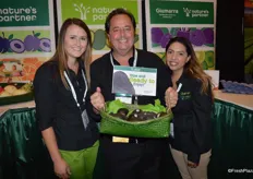 The avocado team from Giumarra Companies: Sarena Robertson, Gary Caloroso and Gladis Hernandez.