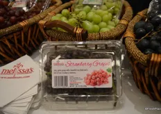 Melissa's strawberry grapes are about three years away from being launched on the market.