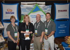 Growers representing Fresh Solutions Network. From left to right: Rhonda Shaw, Molly Connors, Weston Crapo and Brock Snyder.