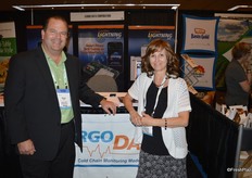 Roger Niebolt and Becky Wallet representing Cargo Data.