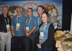 Nick Frangella, David Santucci, Kirk Wilson, Jeff Busch and Lisa Mace from Country Fresh Mushroom Co.