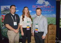 George Boskovich, Bridget Boskovich and Stuart Burke, representing Boskovich Farms.