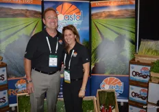 Leonard Cole and Jennifer Vallejos from Coastal Fresh Farms, Inc.