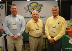 Peanuts and peanut butter in the booth of Hampton Farms, represented by Dave Griffin, Rick McGee and Mike Partin.