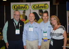 Michael Angelo, Rob Wedin, Peter Shore and Angela Tallant with Calavo Growers, representing avocados.