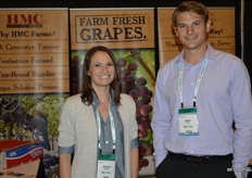 Chelsea Ketelsen and Jakob Smith with HMC Farms.