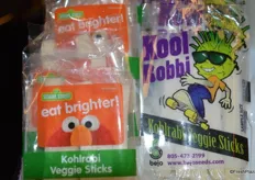 Kohlrabi veggie sticks, a new product from Bejo.