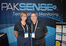 Amanda Kreig and Phil Tripoli with PakSense.