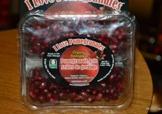A new product: organic pomegranate arils from Youngstown Distributors.