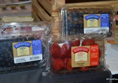 Naturipe's foodservice packaging. The berries are already washed and the foil is a protection to keep the fruit clean.