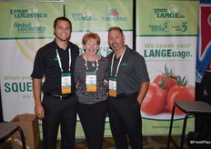 Ryan Saucedo, Stephanie Hilton and Paul Foster with Tom Lange Family of Companies.