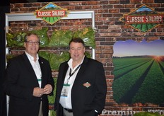 Dale Chase and John Burge with Classic Salads.