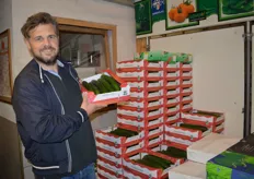 "Daniel Schury is the owner of Franz Schmitt and tells: "We are the biggest supplier of cucumbers in the wholesalemarket." Franz Schmitt respresents also the products from the growing association Main-Donau eG."