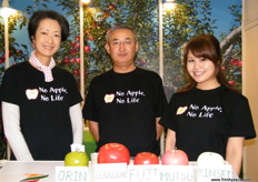 Hideo Obori, Sr. Managing Director/COO of Aomori Trading (Japan) with colleagues