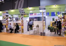at the Malaysian stand, there were more Malaysian companies this year exhibiting durian