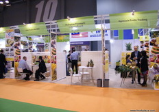 at the Malaysian stand, there were more Malaysian companies this year exhibiting durian