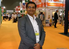 Kaushal Khakhar, C.E.O. of Kaybee Exports (India), specializes in pomegranates, mangoes and tropical vegetables like okra and chilly