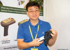 Jay Hwang, Business Management / Director of SunForest, Korea, known for their non-destructive fruit quality meter