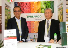 Raffaele Spreafico with Franco Nipoti of Spreafico, Italy; covers all the steps of the fresh produce supply chain, from the production to the marketing, and offers a supply of important services to its customers and partners