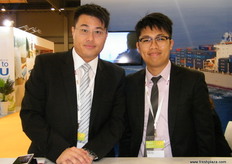 Frankie Sze and Tin Mo of Wan Hai Lines (Taiwan)