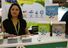 Fatma Kahraman of Ranagro (Turkey), company whose manufacturing chemical and organic fertilizers in its own facilities over an area of 14.000 square meters within Antalya Industrial Zone