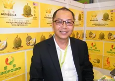 Mr. Tan of Agnessia Fruits Trading (Malaysia), aims to deliver the durians to destination with its freshness still retained as fresh as it’s just dropped from the tree