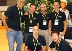 The San Lucar men lead by Omar El Naggar (1st-left), New Markets Director of SanLucar Group