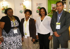 Kenya exporters, first time at AFL: Eunice Mutune, Phyllis Maina, Jane Maina and Asif Amin