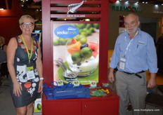 Annmarie Lee - SeekaFresh and Jamie Craig from Seeka Australia. SeekaFresh have just completed the take over of Jamie's Australian company to create an Australian arm of the company opening up huge opportunities for both the Australian and New Zealand growers.