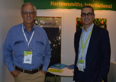 Bill Hatton and Alistair Brown - Nutrafruit The company has developed a special drink - QG Nectar made from the Queen Garnet plum.