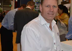 Jako van Lill from Fruits Unlimited, South Africa was visting the fair.