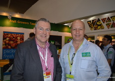 Jonathan Eccles - Raba and Phil Pyke - Fruit Growers Tasmania.