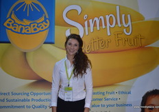 Briony Dumore at the Banabay stand.