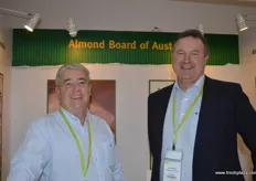 Laurance Van Driel and Joseph Ebbage at Almond Board Australia.