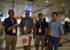 The boys from Albert E Chave heading home after a busy day.