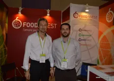 Adrianns du Toit and Matteo Cesari at Food Invest.