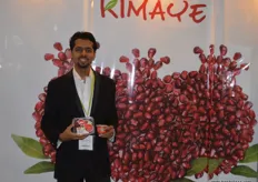 Kalpesh Kivarsara at INI Farms promoting pomegranate arils in Asia.