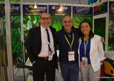 Capt. Giuseppe Antonio Aloe - Frutadeli, Luca Antonietti - Novafruit Italia and Sandra Monroy - Frutadeli.