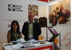 Marcella Gamero and Gregory Vickers from White Lion Foods, Peru.