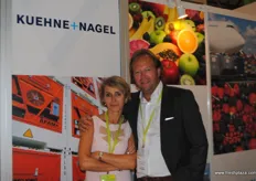 Natasha Solano and Dennis Verkooy van Kuehne+Nagel, The Netherlands
