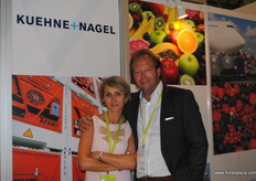 Natasha Solano and Dennis Verkooy van Kuehne+Nagel, The Netherlands