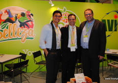 Fabrízio Torres (Torres Tropical Fresh), Nick Nafpliotis (Greek and Fresh) and Edward Koemans from Davis Europe.