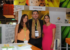 Sol Mata, Hugo Galarza and Priscilla Serrano from Banacalm, Ecuador.