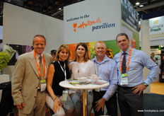 Leon Hooghart and Jan van Kessel from BG Door. With in the middle the owners of Mackays Australia.