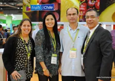Camila Borgesa (Agrokasa), Patricia Zanabria (Kuehne+Nagel), Jose Antonio Castro (Peruvian Table grapes) and Augusto Arancibia (Kuehne+Nagel).