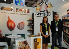 Julie Miossec and Pierre Batardière from SARL Daniel Cadiou, a French company.